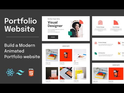 🔥 Build a Modern Portfolio Website using ReactJS | Tailwind CSS | Framer-motion