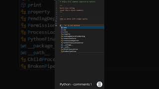 ASMR Programming - Python - 1 - Comments #asmr #coding #programming #python #code #comment