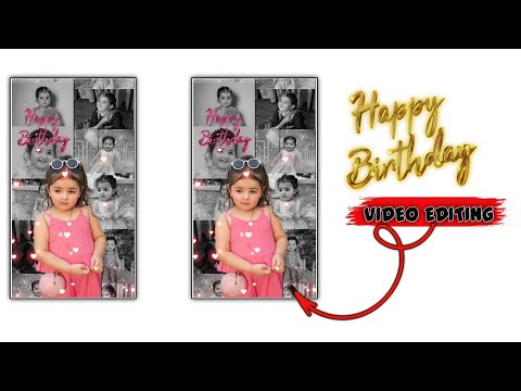 💥How to Make Baby Happy Birthday Video with Pictures and Music 
