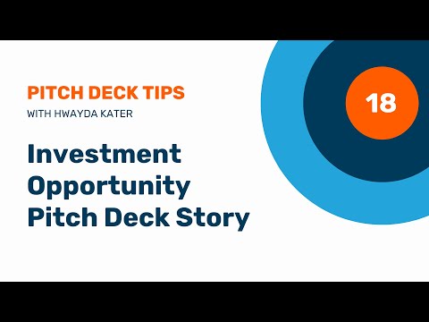 18. Pitch Deck Investment Opportunity Story