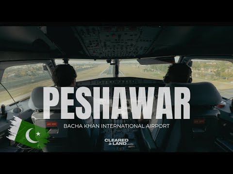 PESHAWAR | LANDING AIRBUS A320 4K
