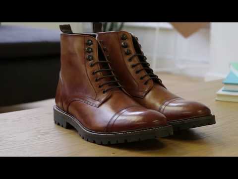 The Base London 'Siege' Washed Tan boots