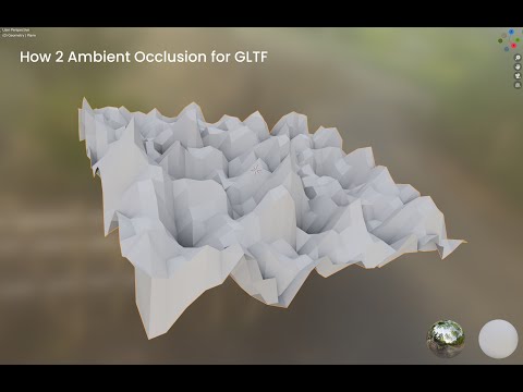Creating an Ambient Occlusion node in Blender for GLTF