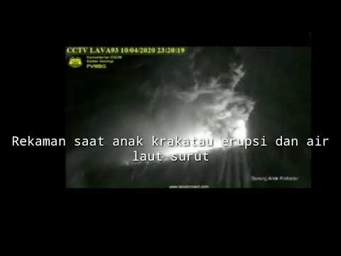 Detik-Detik Anak Krakatau Meletus tahun 2020