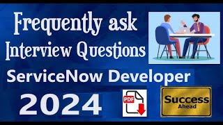 Interview Questions - ServiceNow Developer - Part#8