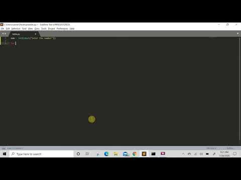 Python Basic Coding - Printing Table using Python.