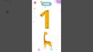 Learn to Write the Number 1 (One) for Kids | Fun and Educational ? #numbers #one  #kid