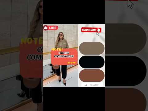 COLOUR COMBINATION #fashion #youtubeshorts #fashionstyle #2025 #fashiontrends #amnewbutnottheleast