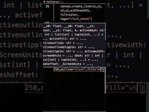 Home Analog Wall Clock in Python #python #coding #tkintertutorial