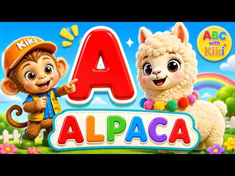 A for Alpaca🦙Learn 🔠ABCs with 🙊| Animal Alphabet |Animals Amazing Facts | Toddlers Learning Letters