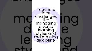 Challenges Teachers Face in the Classroom#TeachingChallenges#ClassroomManagement #EffectiveTeaching