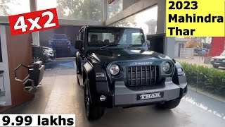 2023 Mahindra Thar 4x2 - 9.99 Lakhs | New 1.5 L Diesel Engine