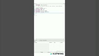 How to create getter and setter java method in eclipse #eclipse #java #coding #programming