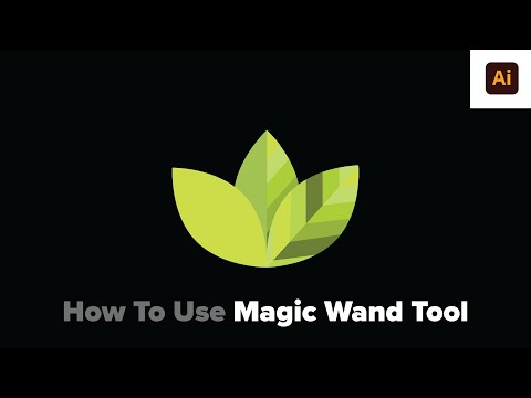 How To Use Magic Wand Tool - AI Series Lesson 3