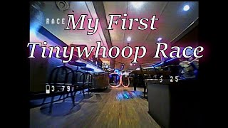 First ever Vanwhoop tinywhoop race at Witchcraft brewery, feat. the Newbeedrone hummingbirdv4
