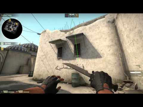[CS:GO] de_dust2 FoF mid box / xbox smoke (no jumping, no running)
