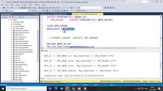 87.DYNAMIC CURSOR IN CURSORS - TELUGU