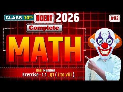 Class 10 Complete Math | Real Number  Ex -1.1 Q1(i to viii) | Part-02 | Math By Md Irshad #NCERTMath
