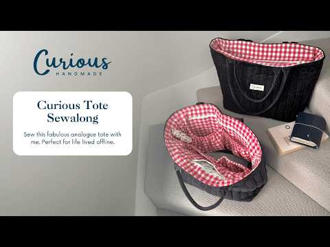 Curious Tote Sewalong | Beginner Sewing Pattern