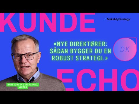 Nye Direktører: Sådan Bygger Du en Robust Strategi | kunde:echo Aarbus