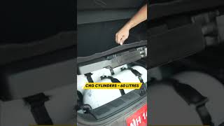Tata Nexon iCNG Boot Space Test with CNG