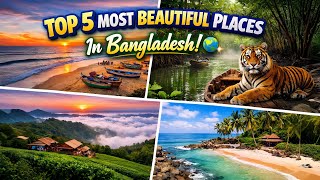 TOP 5 Most Beautiful Places in Bangladesh 🇧🇩 | Hidden Natural Wonders (4K)