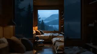 🌧️ Relaxing Heavy Rain on Window | Sleep, Study & Chill ASMR ☔ (SO Realistic!)