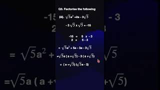 Tamil Nadu 9th Std Math Solutions: Algebra - Factorisation Exercise 3 6 Q3iii