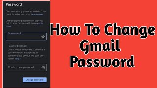 How_to_change_Gmail_password|Gmail_ka_Password_kaise_change_karen|