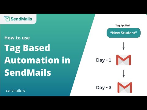 How to Use Tag Based Automation in SendMails?