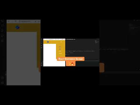 Responsive Navbar design | Web Development #reactdeveloper