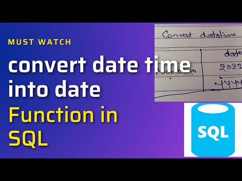 Convert Datetime into date format in sql #sql #dataanalytics