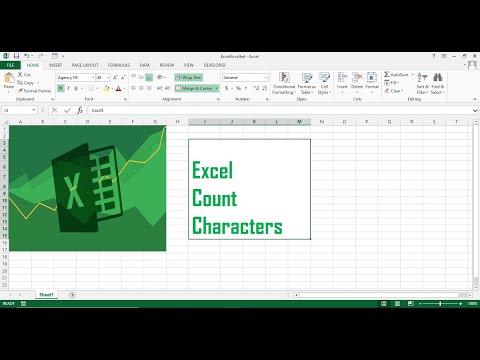 Count Characters (Excel Tutorial) - explained in (Urdu/Hindi)