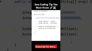 Java Tips and Tricks #1 | #shorts #java #coding #codingtips #programming #python #javaprogramming