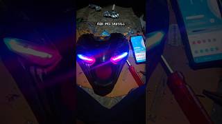 Bluetooth connection RGB DRL INSTALL 💥#rgbdrl #modification #n160modified #bikemodification
