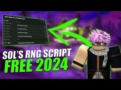 Sols Rng Script Hack 2024 | FAST Auto Roll AURA HACK | INF BOOST ITEM LUCK | OP CHEAT 2024