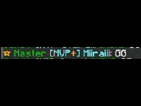 I got Master Overall in Hypixel Duels
