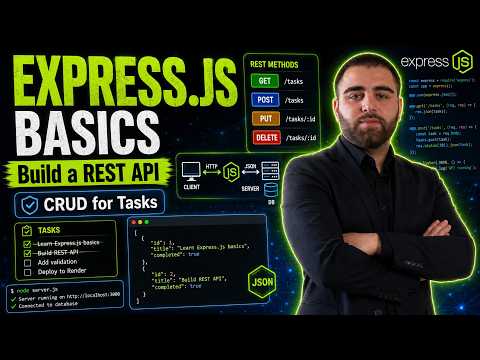 Express.js Basics / Build a REST API (CRUD for tasks)