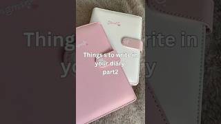 things to write in your diary 🎀#viral#diaryideas#trending #shorts#aesthetic#journaldiary #notebook