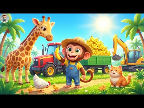 Heartbreaking! Monkey Farmer Saves Bees From Fire Smoke 🚜🐝 | Farm Work