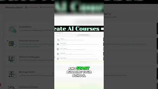 LearnWorlds: Create Your Own Course in Minutes using LearnWorlds AI Assistant #ai #shorts #viral #ai