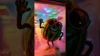 DJ Watermelon #PigtoonAI #AICartoons #FunnyAIAnimation