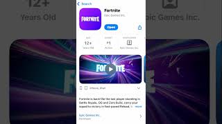 Fortnite Mobile Is Back On IPhone! #fortnite #gaming#fortnitemobile