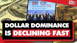 Dedollarization speeds up: Countries drop dollar assets, as gold rises