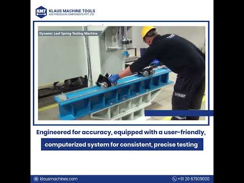 Dive into the world of advanced testing with our Computerized Leaf Spring Testing Machine