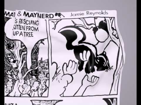 There is a Nervous Mouse under my cartoon