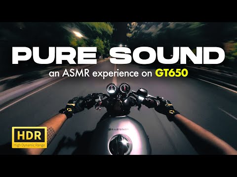 Continental GT 650 2024 Delhi Night Ride ASMR Motorcycle India