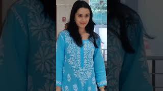 Get Shraddha Kapoor inspired #chikankari  #kurti  from adabkari #chikankarikurtis