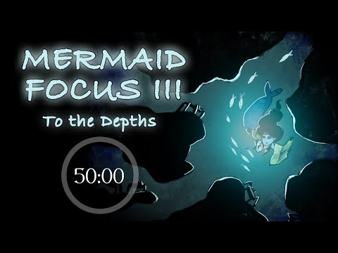 Study Like a Mermaid – Underwater Focus Journey 🌊 | 50x4 | Pomodoro Timer |