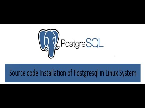 PostgreSQL Binary Installation